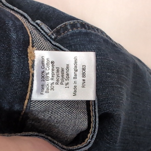 🍉 So Blue Denim Button Front Mini Skirt Size 7/28 - Picture 4 of 4